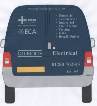 Back of Gilberts van